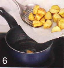 жареный картофель +с яйцом,картофель жареный основным способом